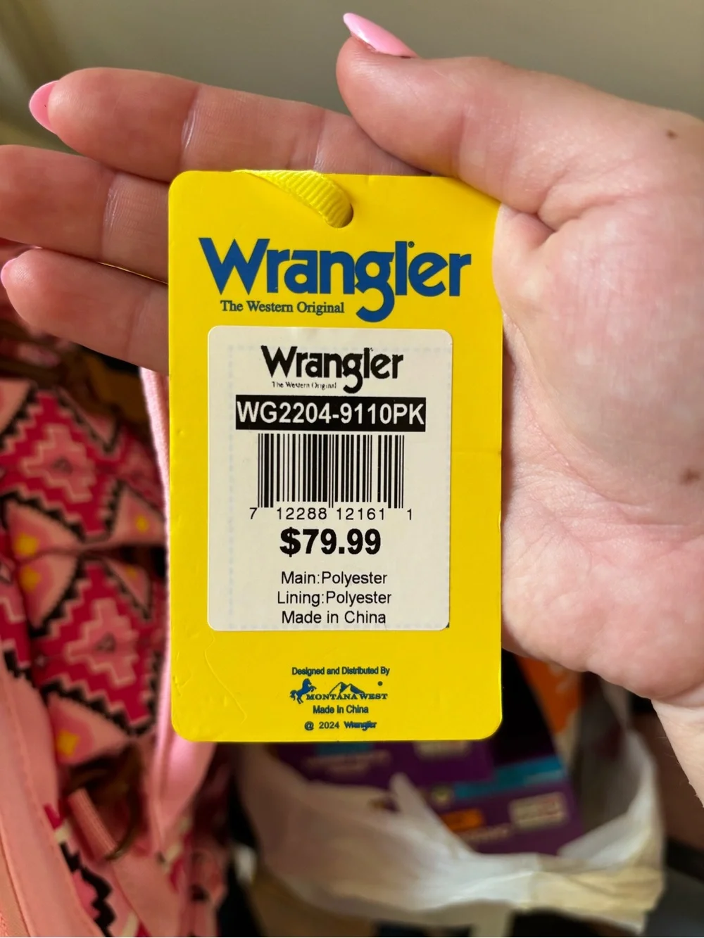 Wrangler bright pink